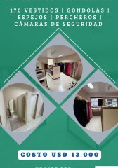Venta de llave de local de vestidos y accesorios
