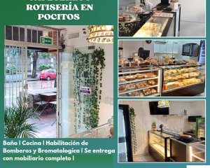 Venta de llave de Cafetería y Rotisería en Pocitos