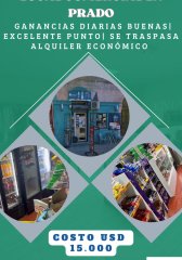 Venta de llave de local comercial en Prado