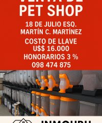 Venta de llave de Pet Shop en Tres Cruces