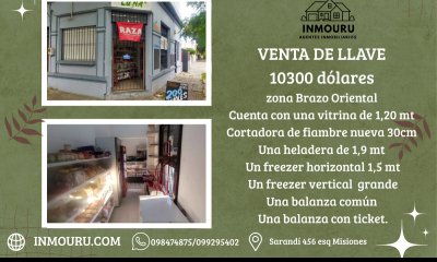 Venta de llave en Brazo Oriental