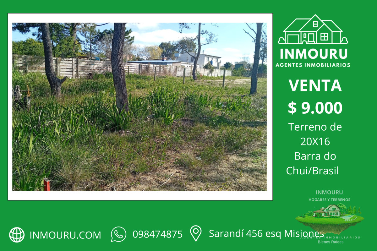 Terreno ID.1311 - Venta de terreno en Barra do Chui Brasil 