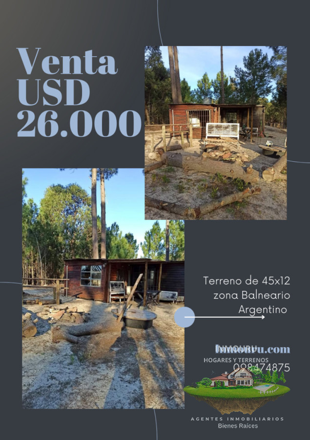 Terreno ID.2700 - Venta de terreno con cabaña