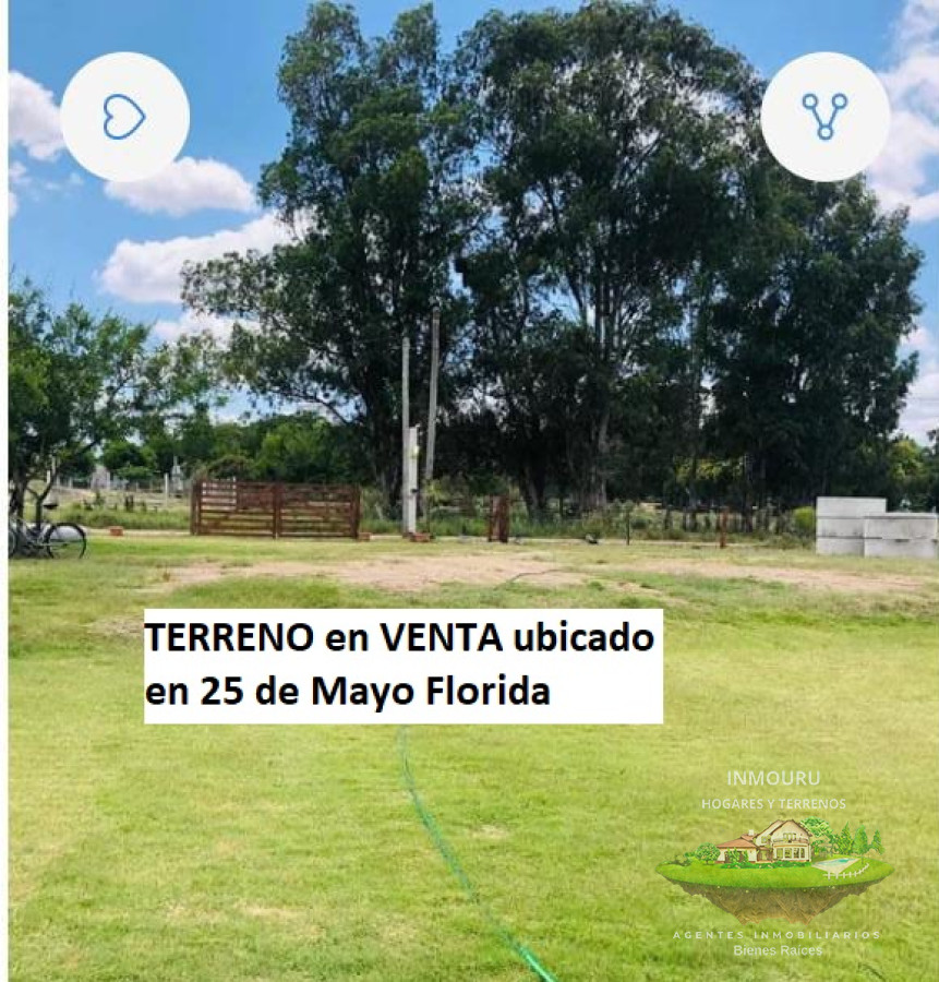 Terreno ID.216 - TERRENO en VENTA ubicado en 25 de mayo FLORIDA