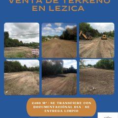 Venta de terreno en Lezica
