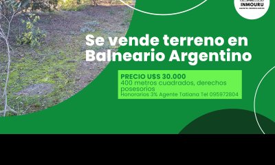 Venta de Terreno en Balneario Aegetino