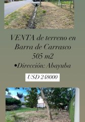 VENTA de terreno en Paso de carrasco (Ciudad de la costa) Canelones