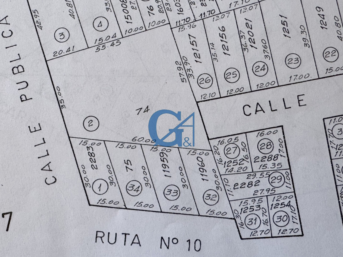 Terreno ID.15715 - Magnífico lote de 2.576 m2 en el corazón de La Barra