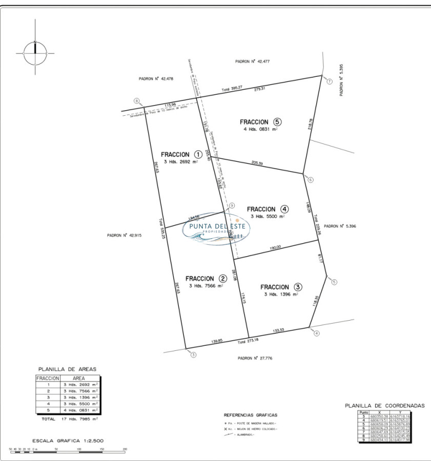 Chacra ID.159 - Venta chacras 3 hectáreas. Pueblo Eden, Maldonado. 