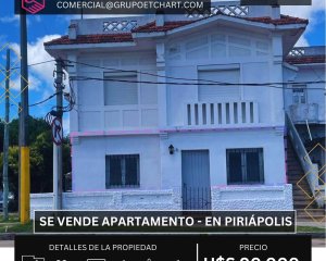 Apartamento en venta Piriápolis 1 dormitorio 1 baño
