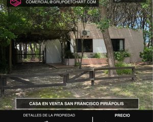 Casa en Venta Piriápolis 2 dormitorios 1 baño.