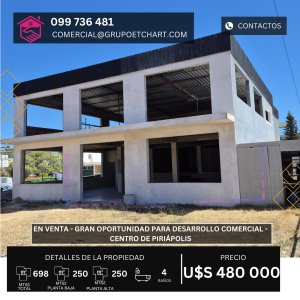 EN VENTA - Oportunidad de desarrollo comercial - Centro de Piriápolis.