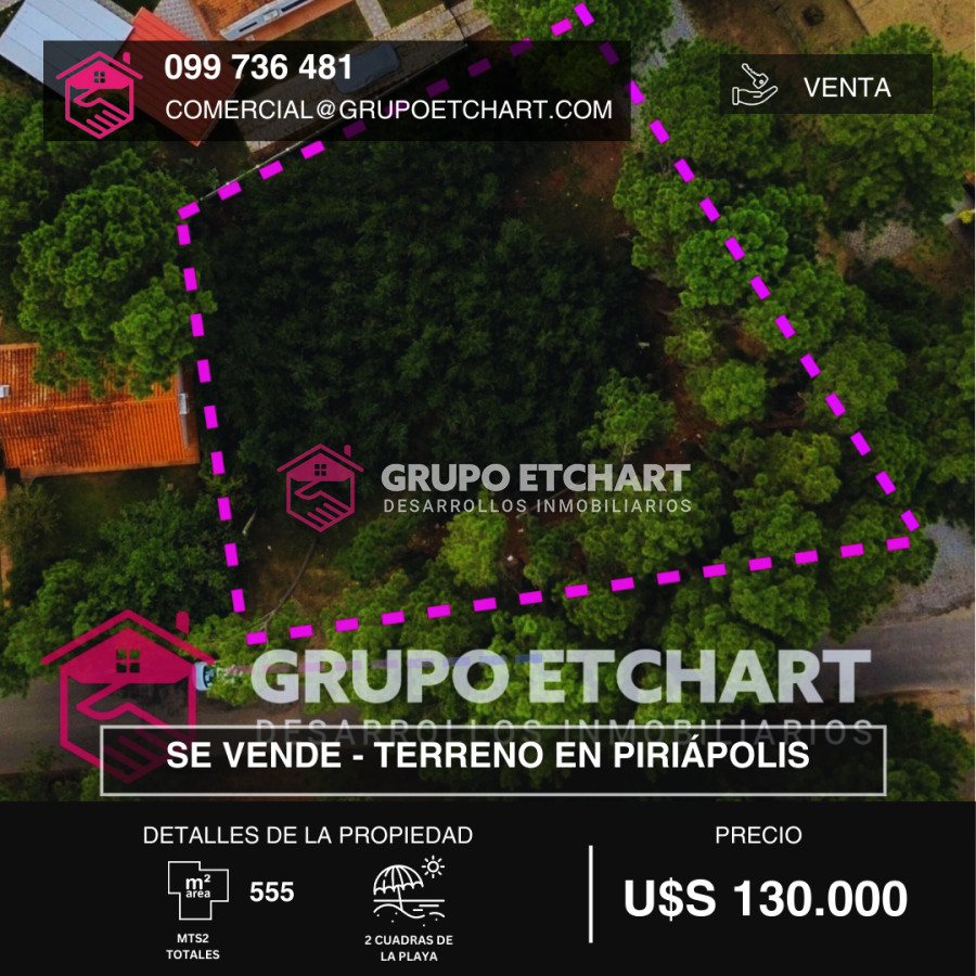 Terreno ID.38 - Terreno en venta Piriápolis a 3 cuadras de la playa