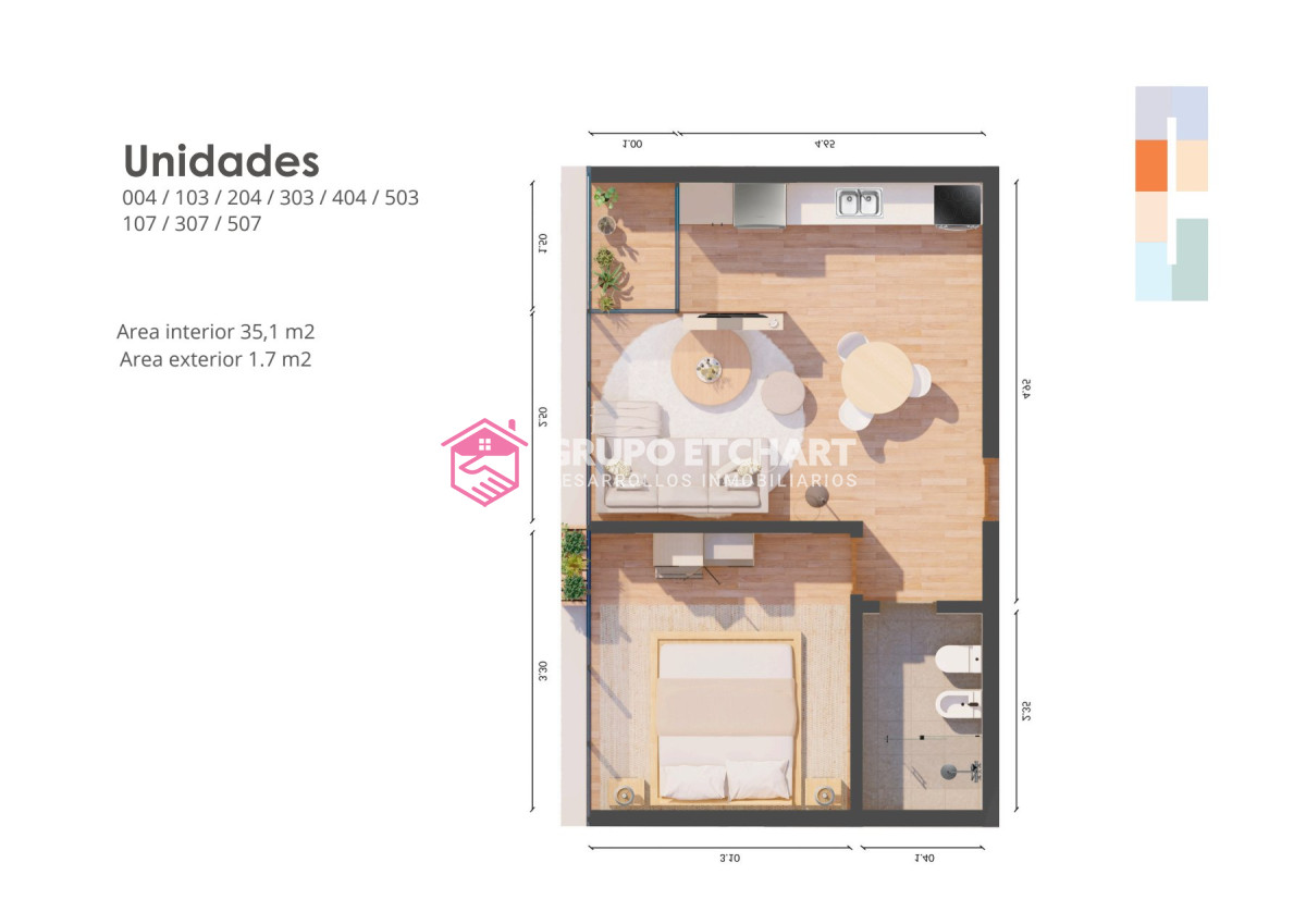Apartamento ID.113 - Lanzamiento de Preventa  