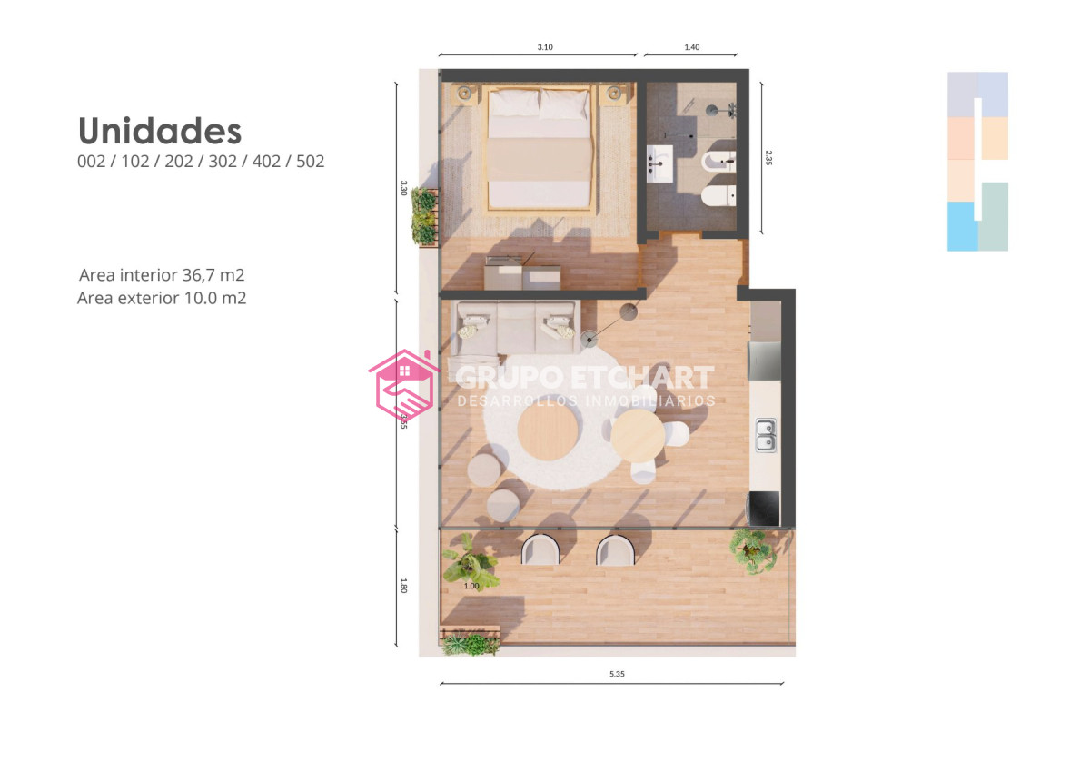 Apartamento ID.113 - Lanzamiento de Preventa  