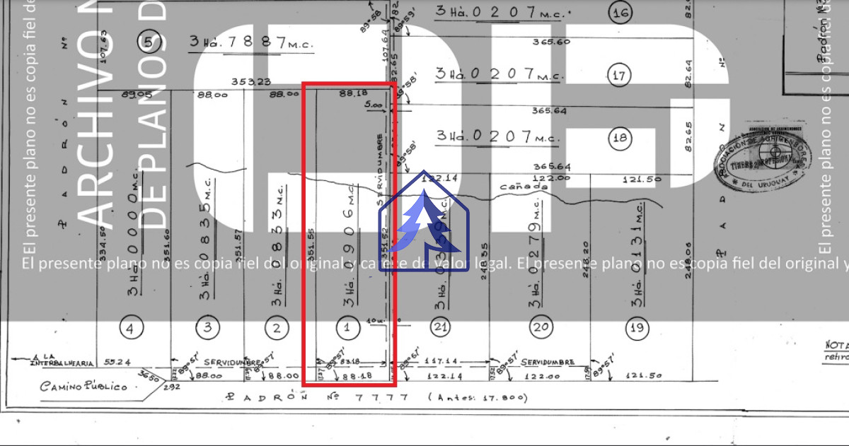 Terreno ID.9 - VENTA EN CAMINO LOS HORNEROS - TAHONA