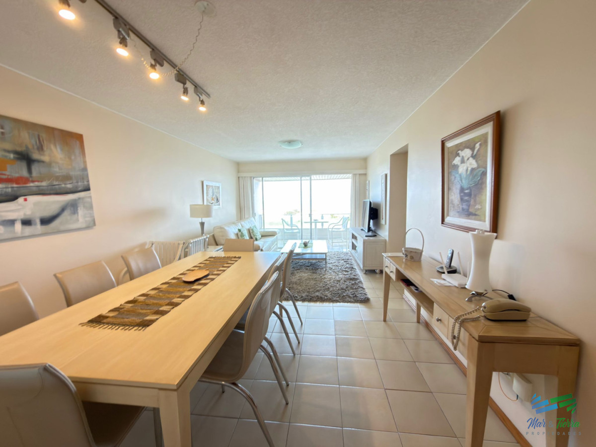 Apartamento ID.5753 - En venta apartamento 2 dormitorios vista al mar en playa Brava, Punta del Este.