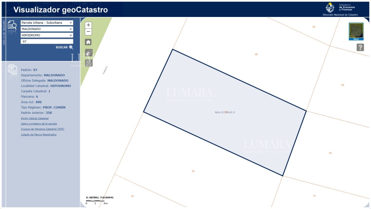 Terreno ID.2979 - local en Barrio Hipodromo 
