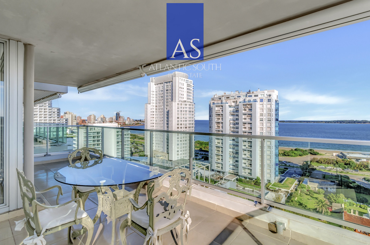 Apartamento ID.4377 - Piso alto torre de primer nivel con vista al mar y servicios Playa Mansa
