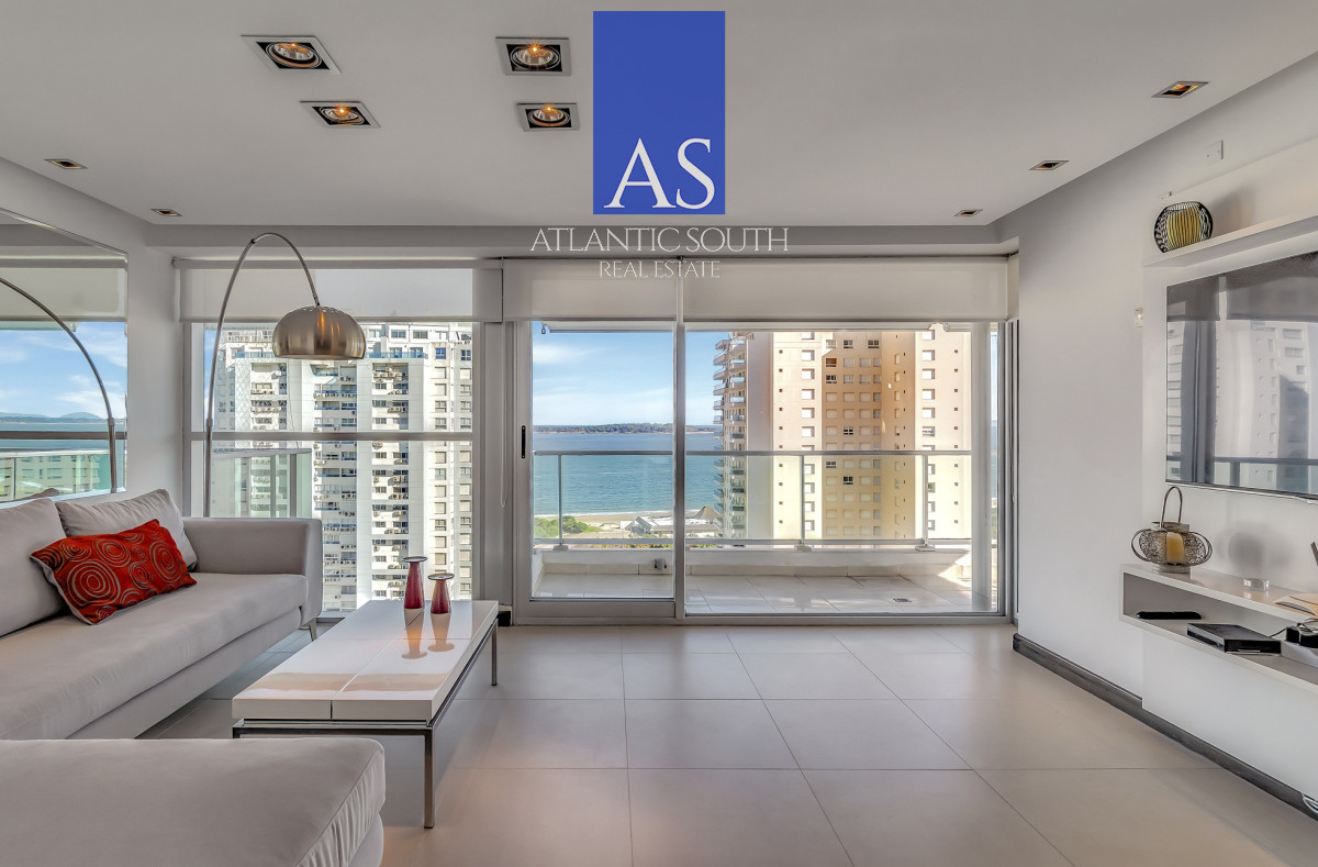 Apartamento ID.4377 - Piso alto torre de primer nivel con vista al mar y servicios Playa Mansa