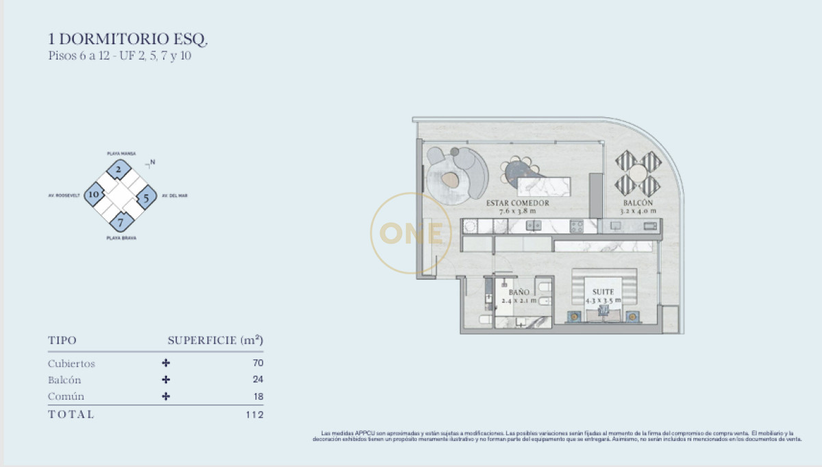 Apartamento ID.1646 - Venta proyecto SLS 1 dormitorio Punta del Este: Exclusividad y Lujo Frente al Mar