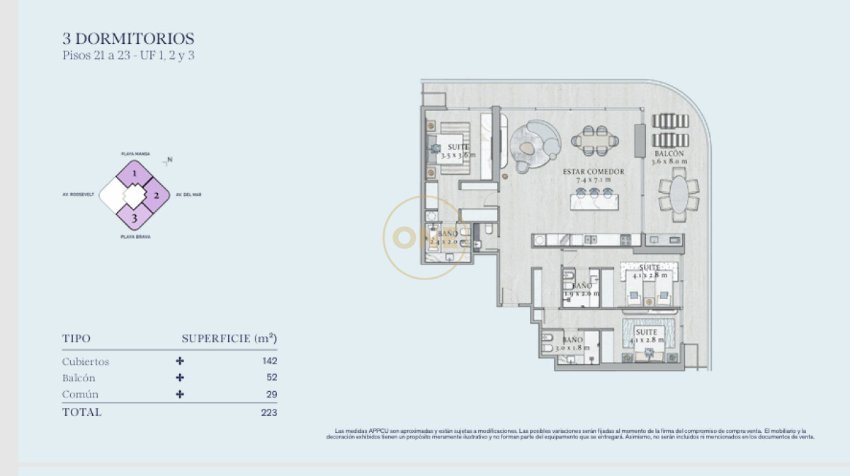 Apartamento ID.1646 - Venta proyecto SLS 1 dormitorio Punta del Este: Exclusividad y Lujo Frente al Mar