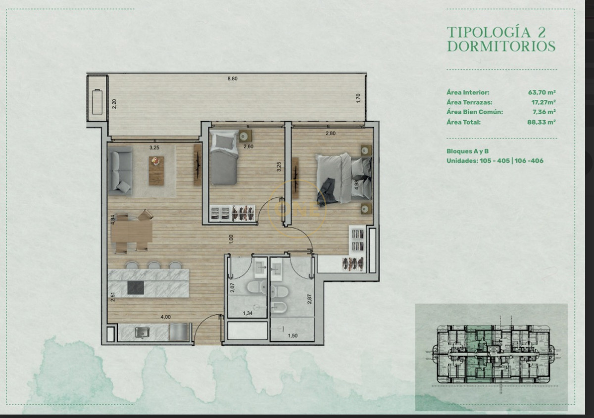Apartamento ID.2007 - Apartamento en Punta del Este, Punta del Este