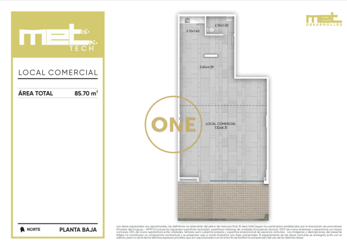 Apartamento ID.1614 - Pre-venta Monoambientes 2 Dormitorios Montevideo Cordon