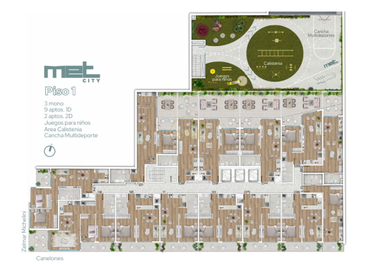 Apartamento ID.1617 - Pre-venta apartamento a estrenar 2 Dormitorios  Montevideo centro