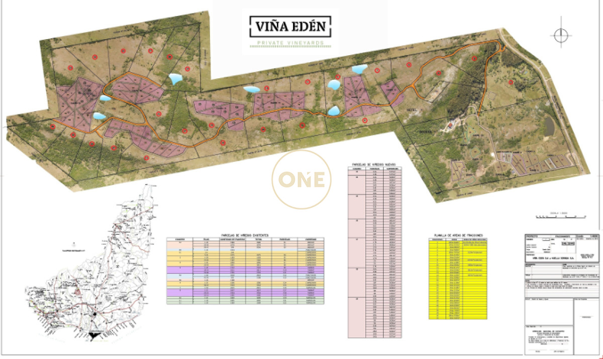 Chacra ID.1672 - Venta parcelas de 5 hectáreas en Viña Edén Private Vineyards.  Punta del Este