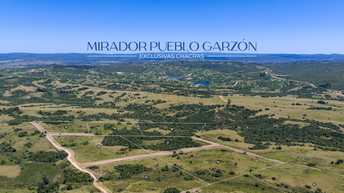 Chacra ID.2148 - Mirador de Garzón:  10 Chacras de 3 hectáreas en entorno exclusivo con seguridad