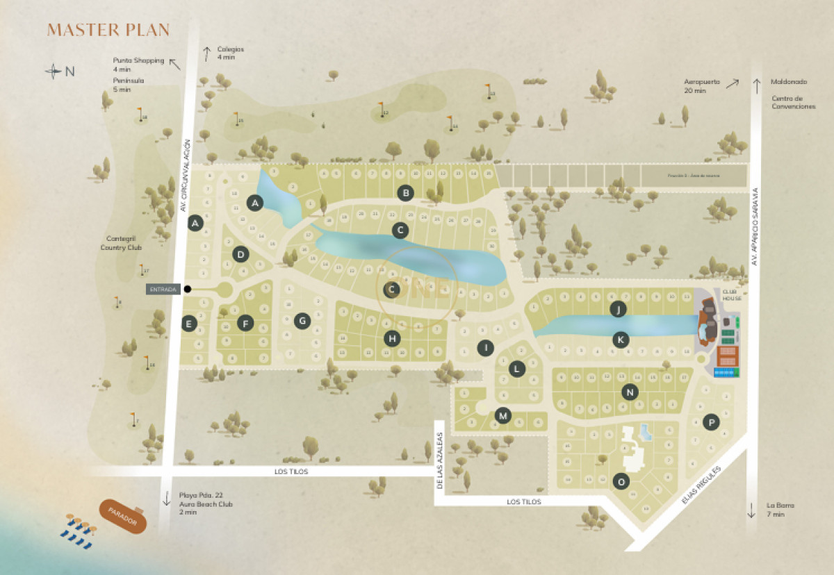 Terreno ID.1685 - venta de lote 1000 m2 en exclusivo barrio cerrado Punta del Este