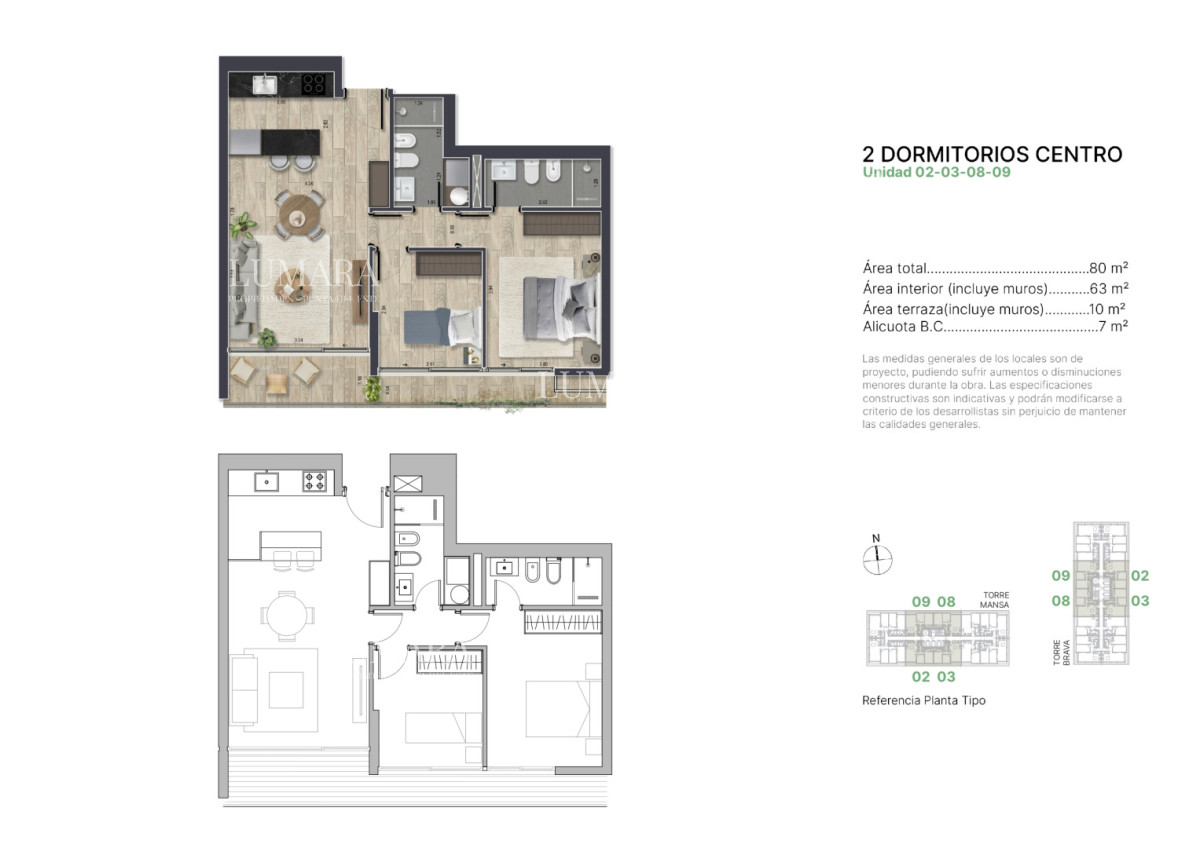 Apartamento ID.2924 - TORRES DEL ESTE 