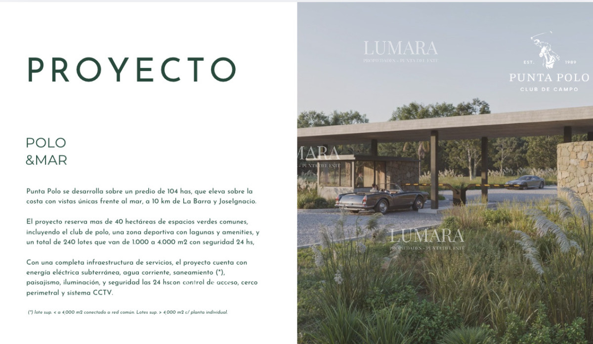 Terreno ID.2968 - TERRENOS EN PUNTA POLO