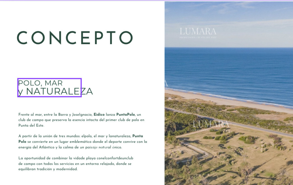 Terreno ID.2968 - TERRENOS EN PUNTA POLO