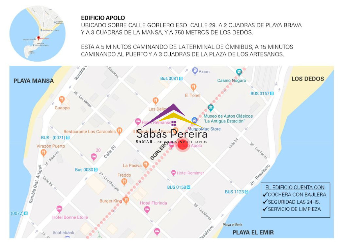 Apartamento ID.38127 - Apartamento en Alquiler Temporario en Península, excelente vista. Con garaje!
