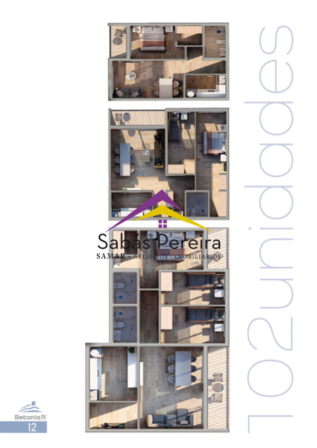 Apartamento ID.41516 - Venta de Apartamentos de 1, 2 y 3 dormitorios en Maldonado