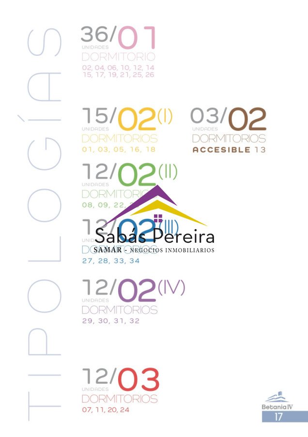 Apartamento ID.41516 - Venta de Apartamentos de 1, 2 y 3 dormitorios en Maldonado