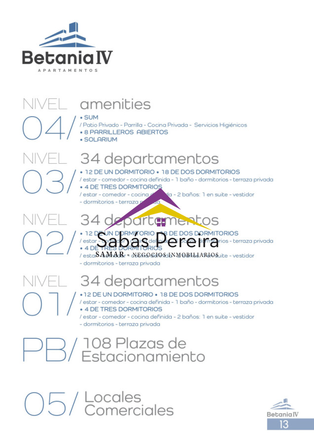 Apartamento ID.41516 - Venta de Apartamentos de 1, 2 y 3 dormitorios en Maldonado