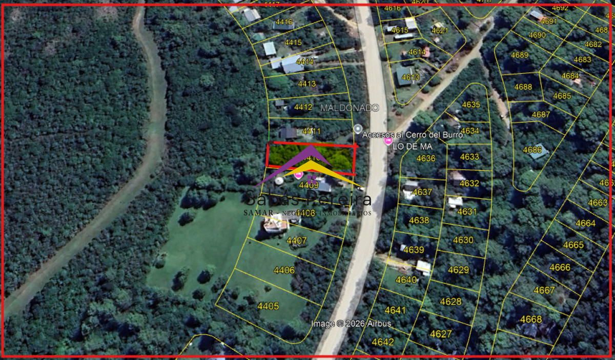 Terreno ID.41592 - Venta terreno 819m2, PLaya Hermosa, Piriápolis, Maldonado