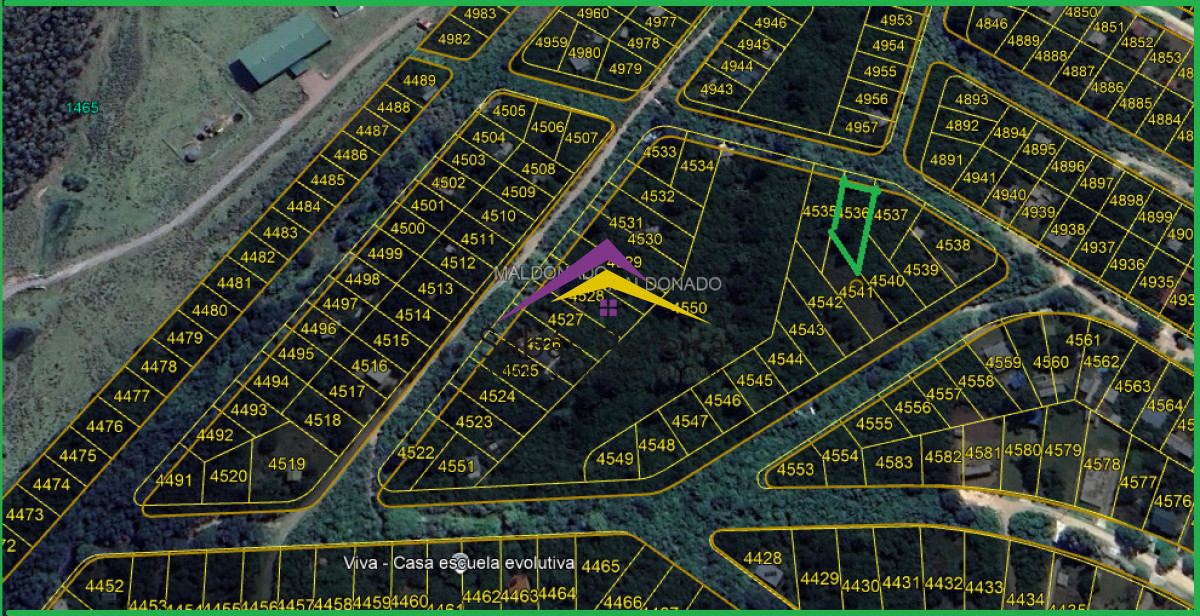Terreno ID.41596 - Venta Terreno 610mts2,Playa Hermosa, Piriápolis ,Maldonado.