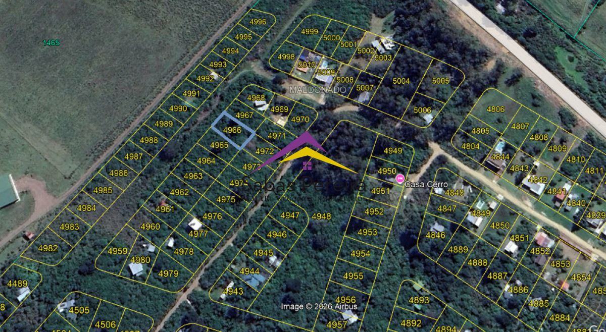 Terreno ID.41613 - Venta Terreno 450mts2, PLaya Hermosa,Piriápolis,Maldonado.