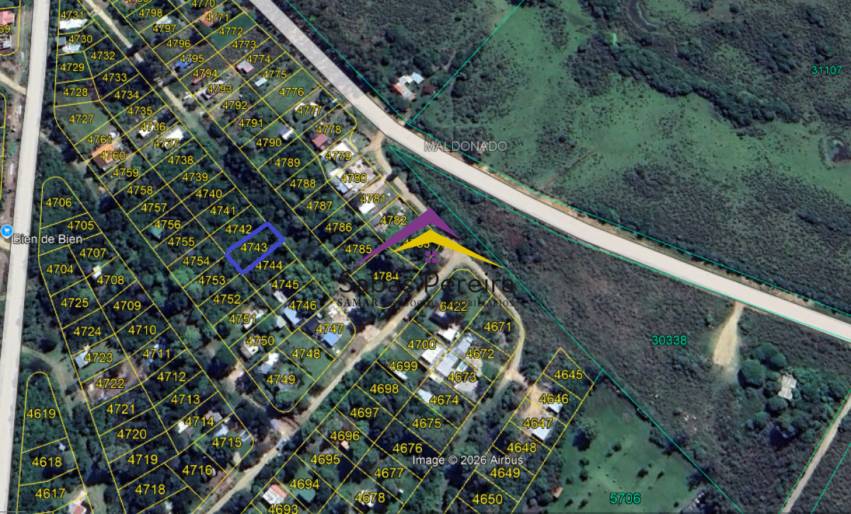 Terreno ID.41605 - Venta Terreno 423mts2.,Playa Hermosa, Piriápolis ,Maldonado.