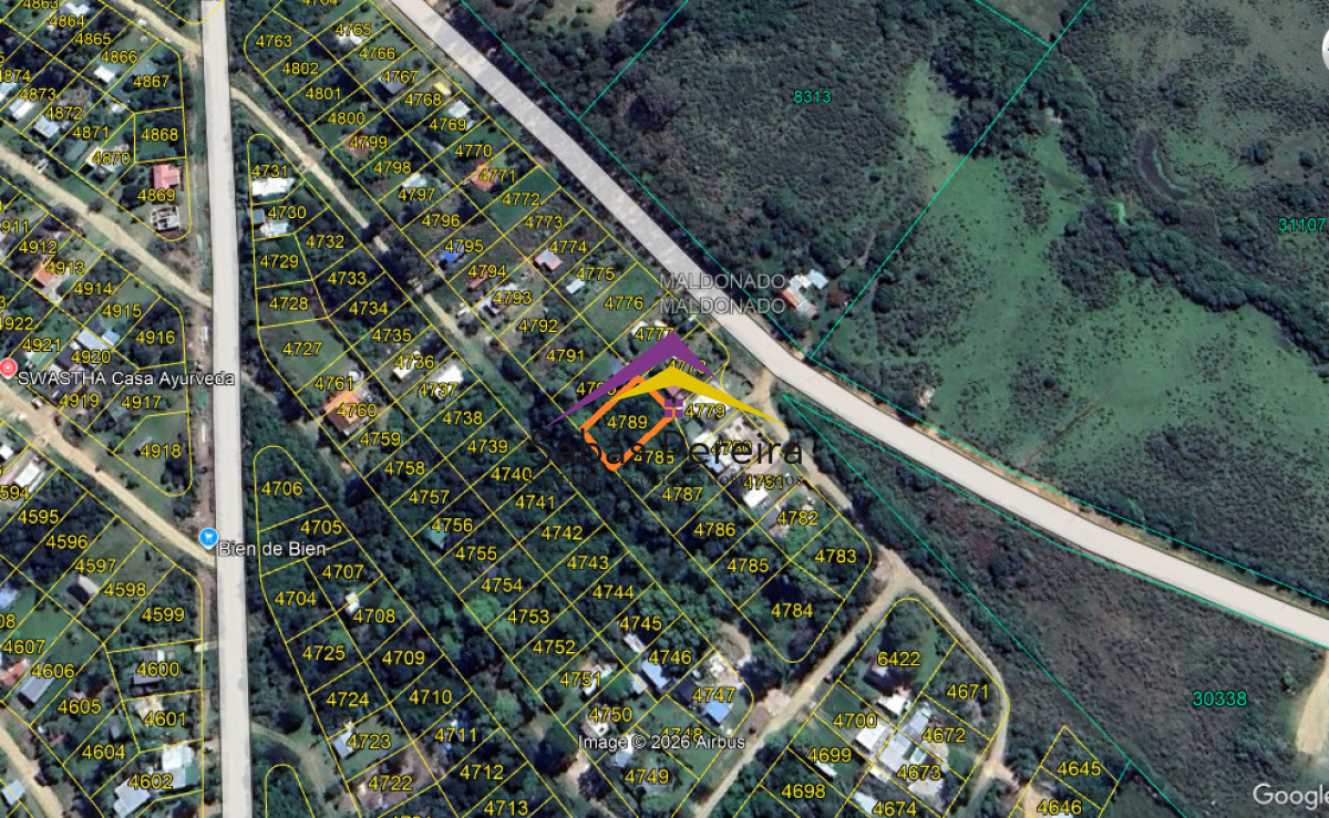 Terreno ID.41609 - Venta Terreno 608mts2., Playa Hermosa ,Piriápolis, Maldonado.