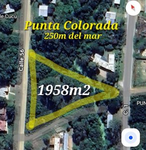 Venta terreno 1958m2 Punta Colorada, Piriapolis, Maldonado