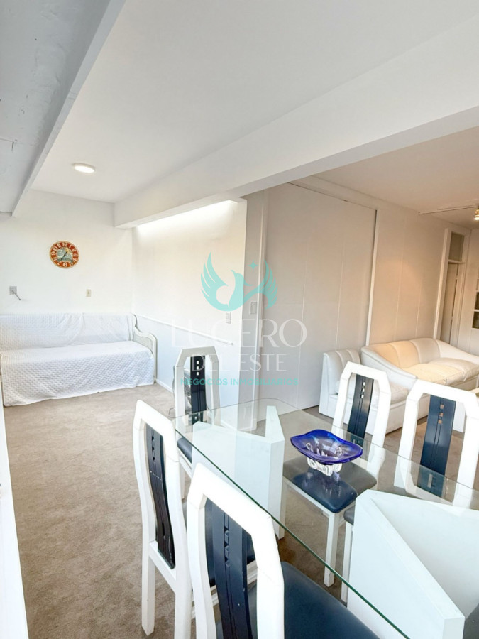 Apartamento ID.1042 - Venta apartamento 1 dormitorio y medio en Punta del este, Primera línea
