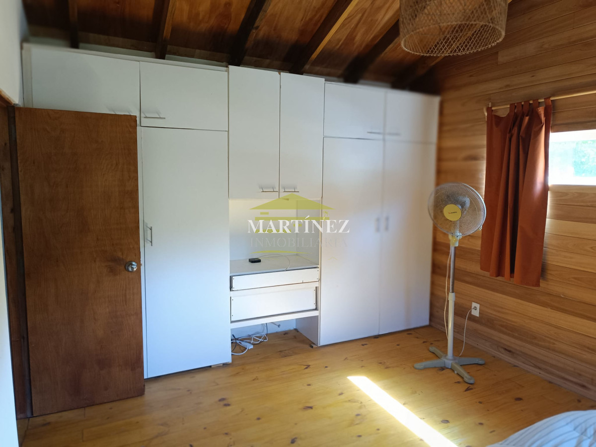 Casa ID.33 - Alquiler linda cabaña 2 dormitorios con patio en La Bota, Manantiales