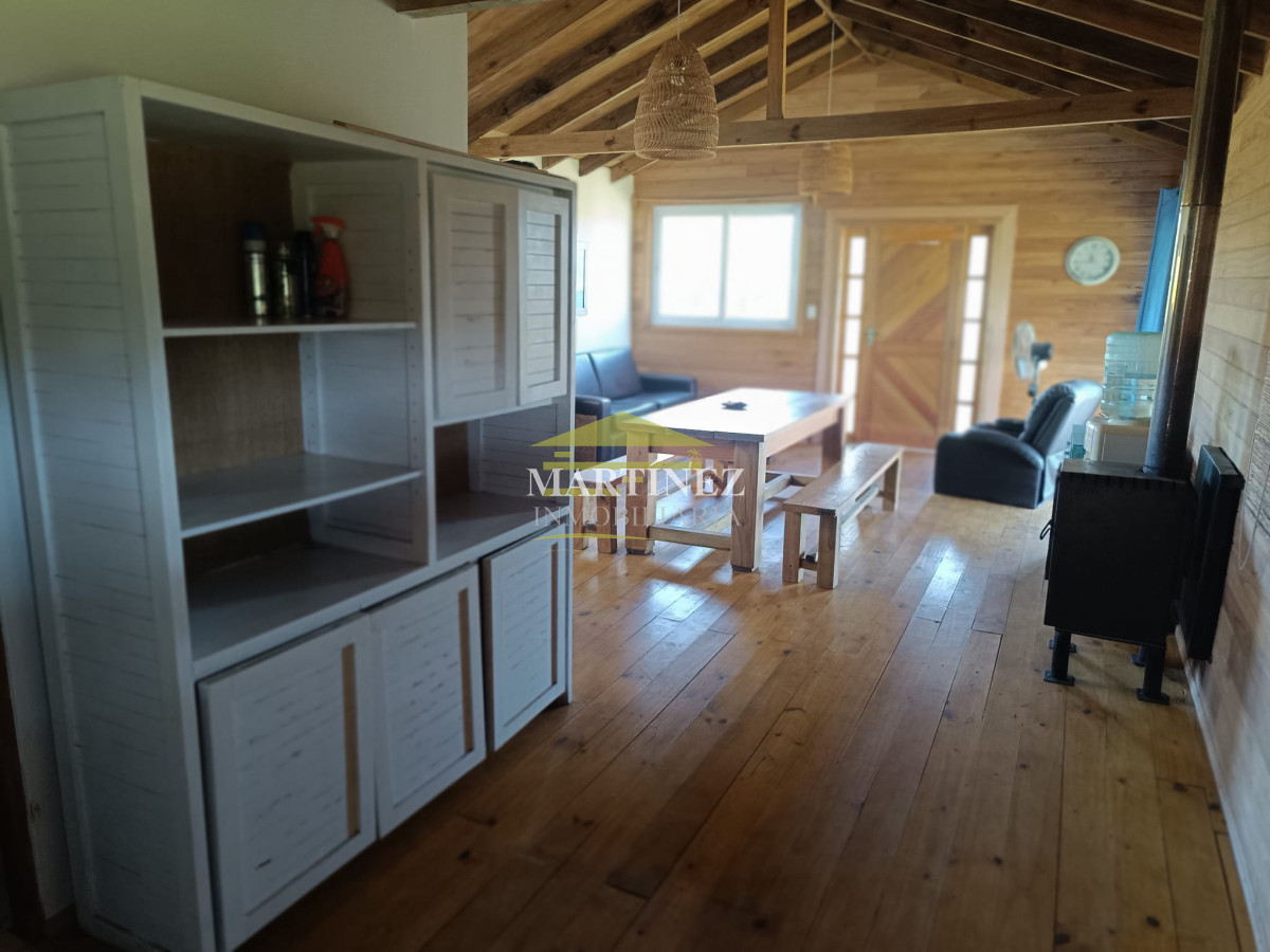 Casa ID.33 - Alquiler linda cabaña 2 dormitorios con patio en La Bota, Manantiales