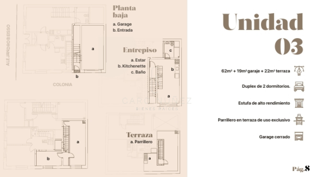 Apartamento ID.576 - VENTA DUPLEX CON GGE Y DOS DORMITORIOS EN CORDON