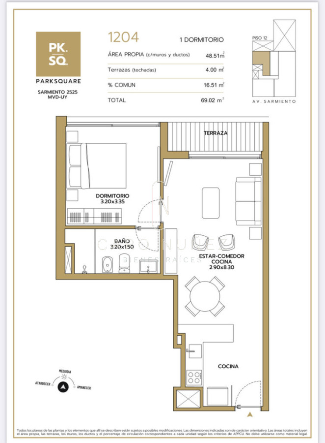 Apartamento ID.505 - Apartamento en Montevideo, Pocitos